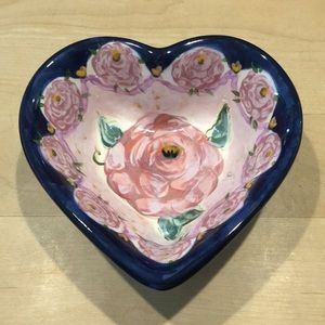 Lesal original hand painted heart bowl